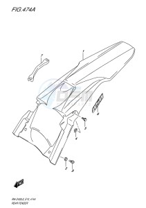 RM-Z450 EU drawing REAR FENDER