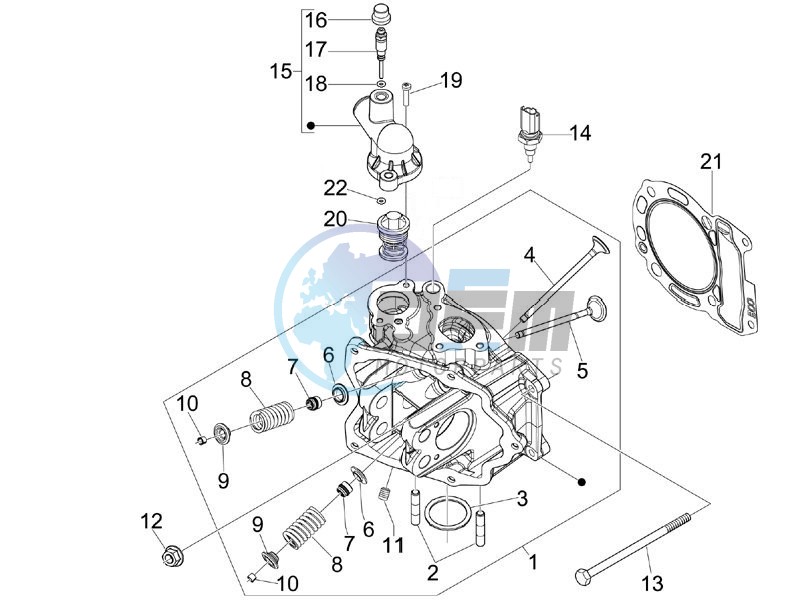 Head unit - Valve