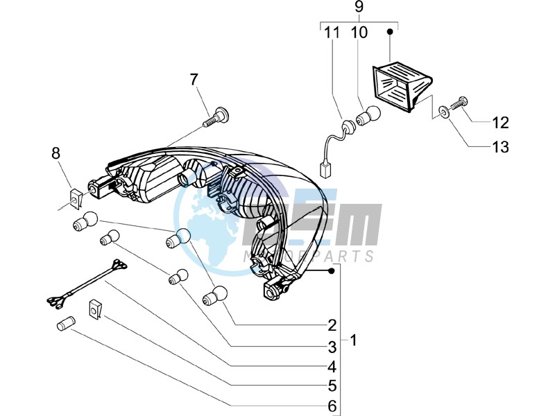 Tail light - Turn signal lamps