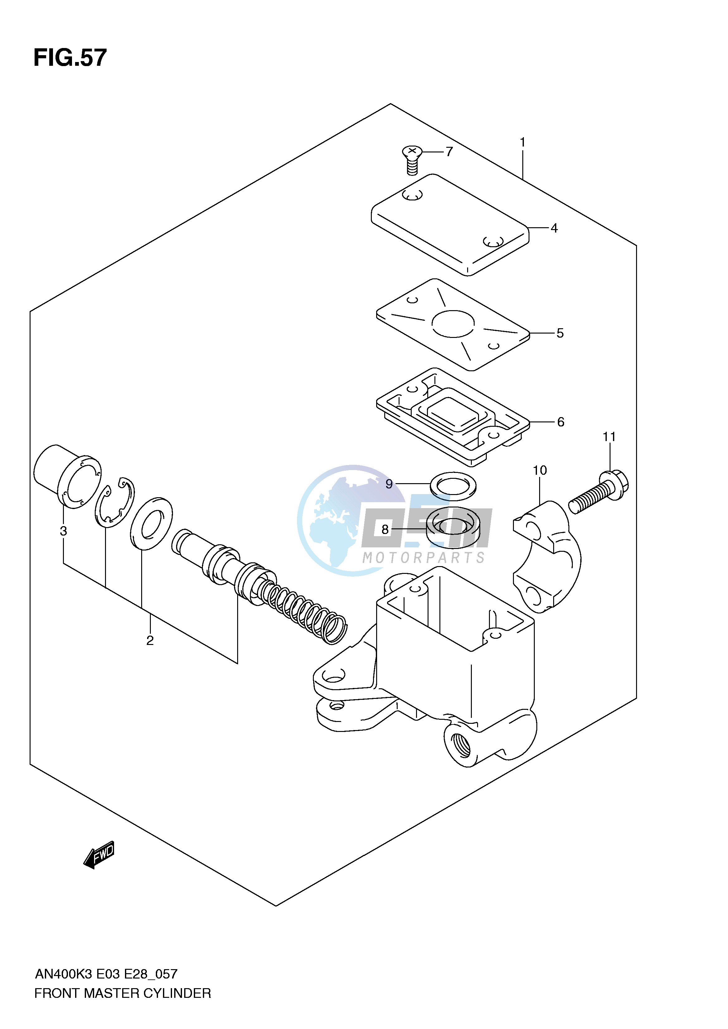 FRONT MASTER CYLINDER