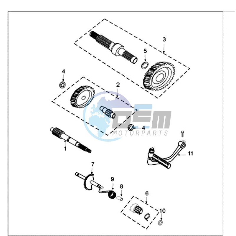 DRIVE SHAFTS / KICKSTARTER