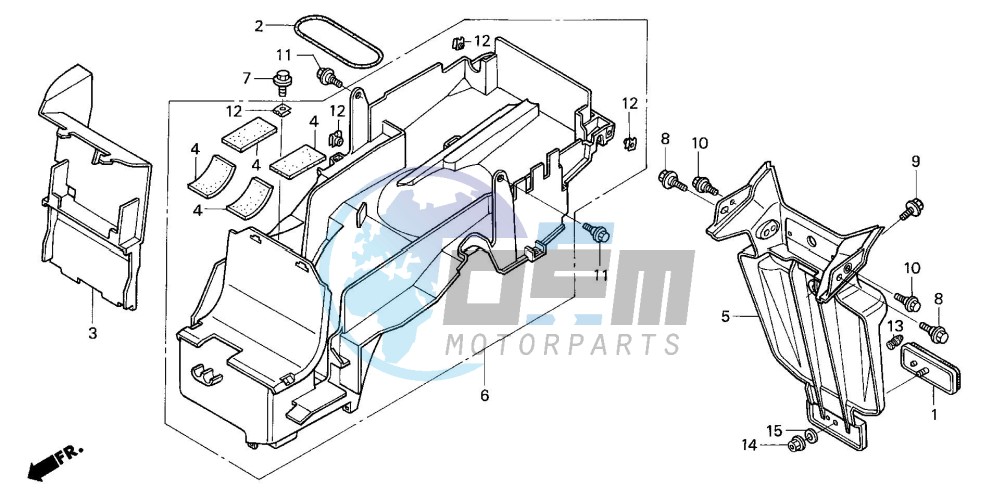 REAR FENDER (CB1300/F/F1/ S)