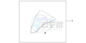 VFR8009 Europe Direct - (ED / MME TWO) drawing WINDSCREEN