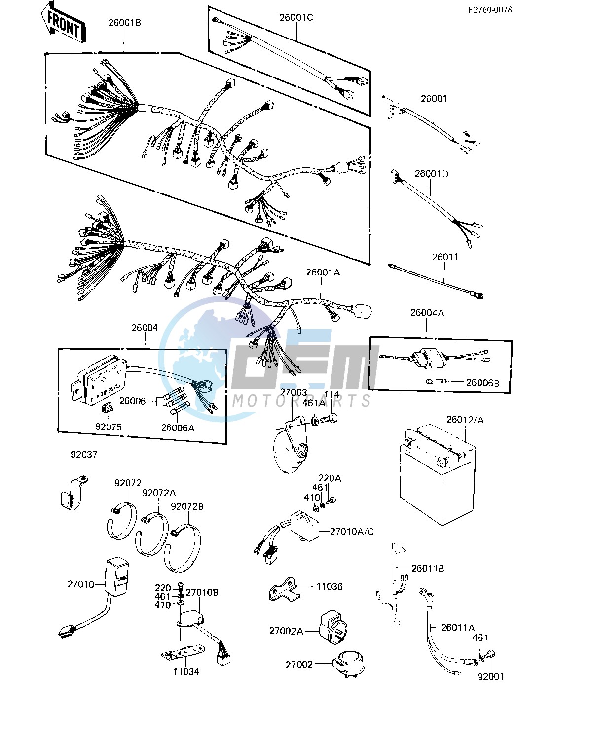 CHASSIS ELECTRICAL EQUIPMENT -- 82-83 C3_C4- -