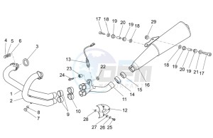 Griso V IE 1100 drawing Exhaust unit