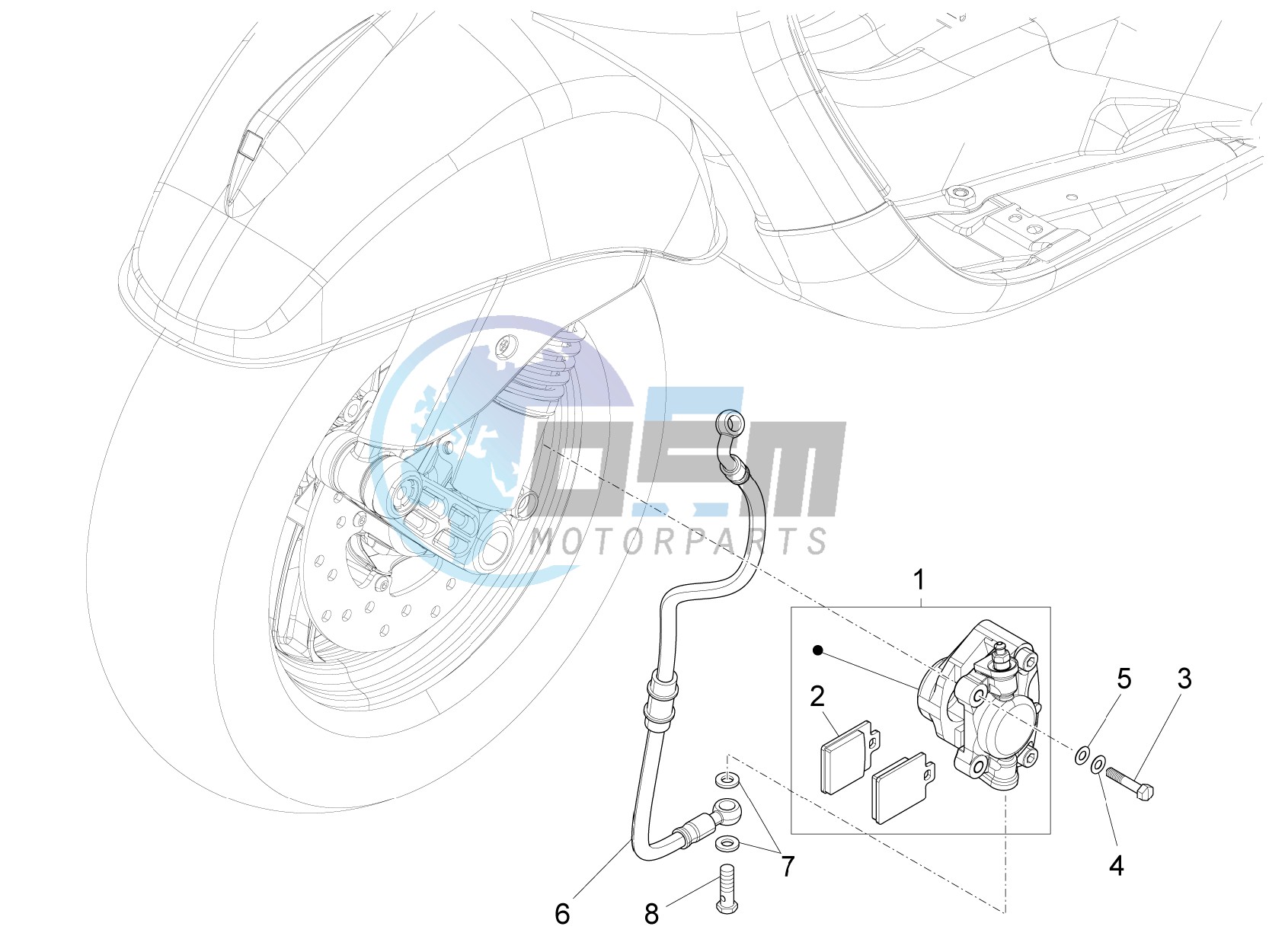 Brakes pipes - Calipers