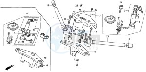 NSR50S drawing HANDLE PIPE/TOP BRIDGE