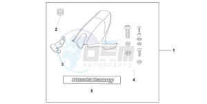 CBR1000RRA UK - (E / MKH) drawing PP HUGGER*NHA30M*