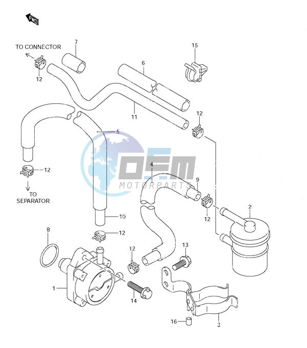 Fuel Pump (S/N 680685 & Older)