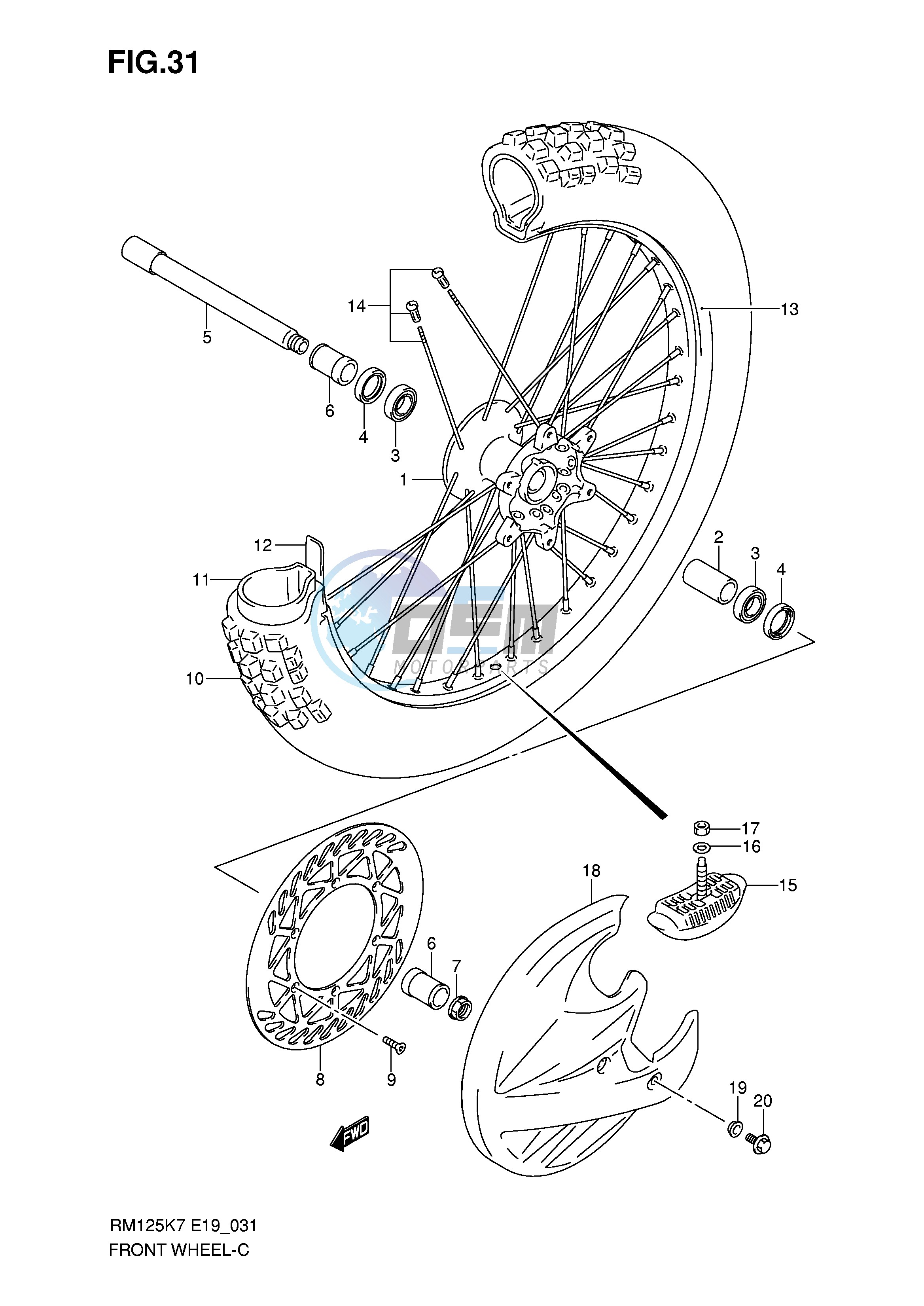 FRONT WHEEL