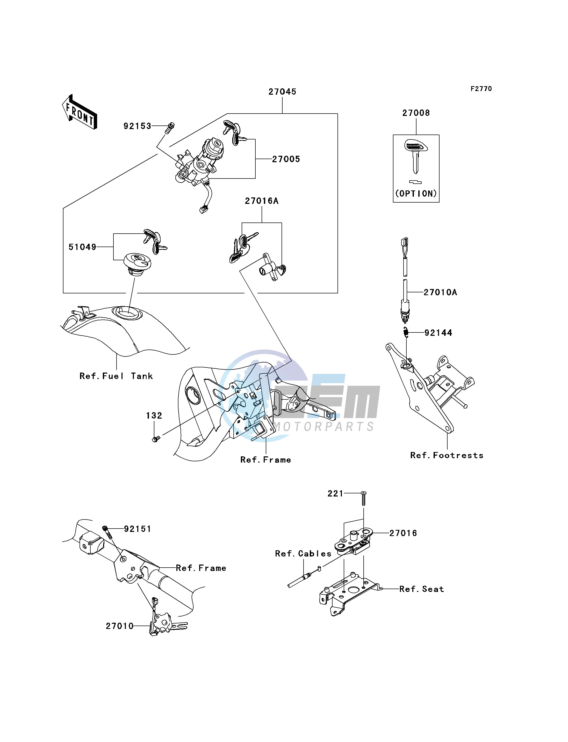 IGNITION SWITCH_LOCKS_REFLECTORS