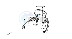 GTS 300i drawing GRIP BAR  L / R