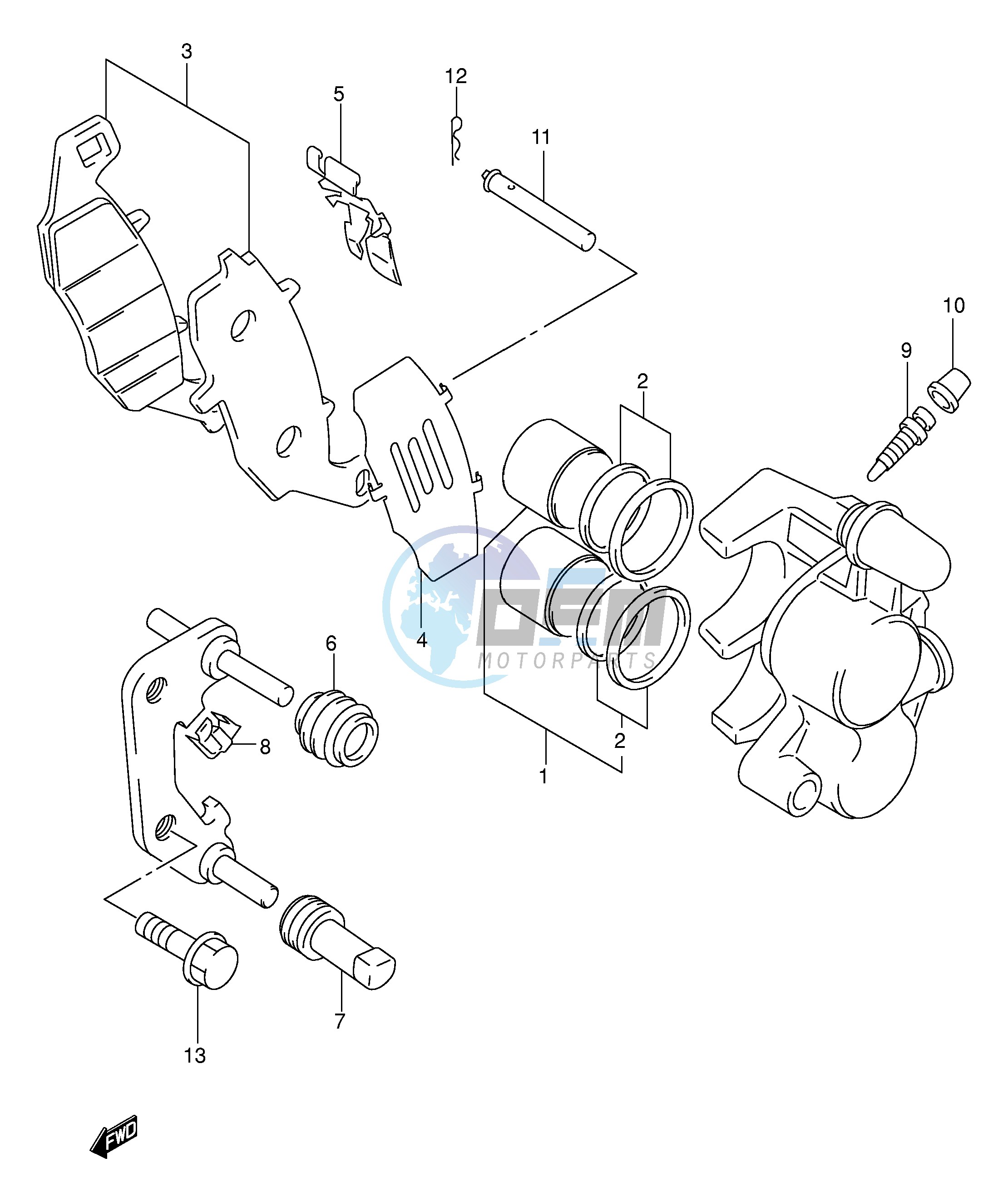 FRONT CALIPER