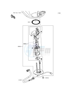 VERSYS 1000 KLZ1000BFF FR GB XX (EU ME A(FRICA) drawing Fuel Pump