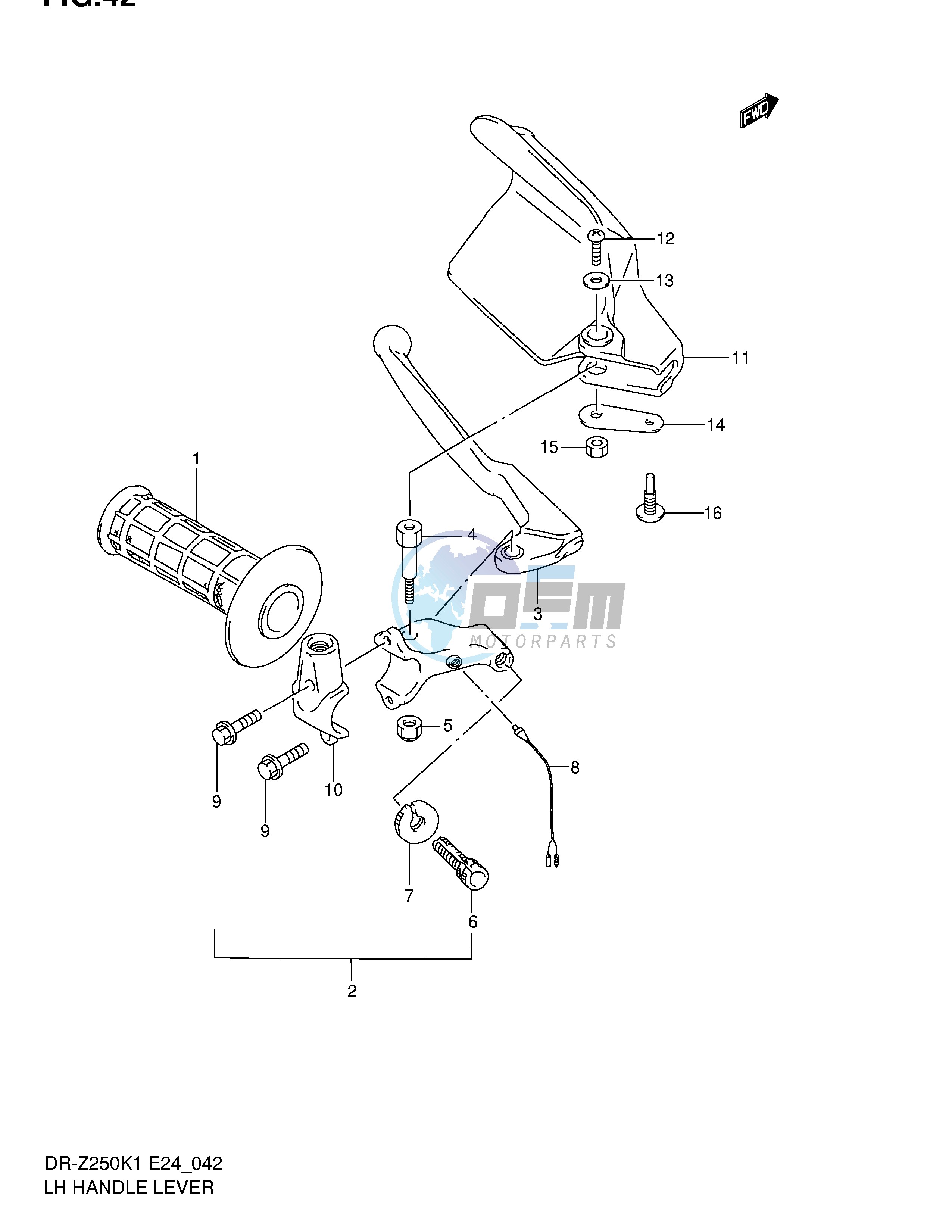 LH HANDLE LEVER