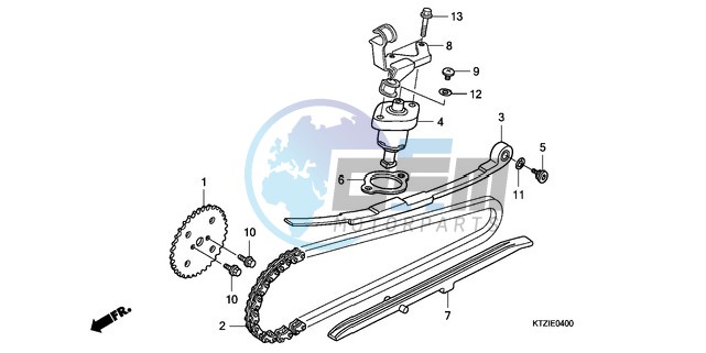 CAM CHAIN/TENSIONER