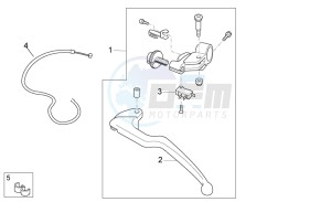 RSV 4 1000 4V drawing Clutch pump