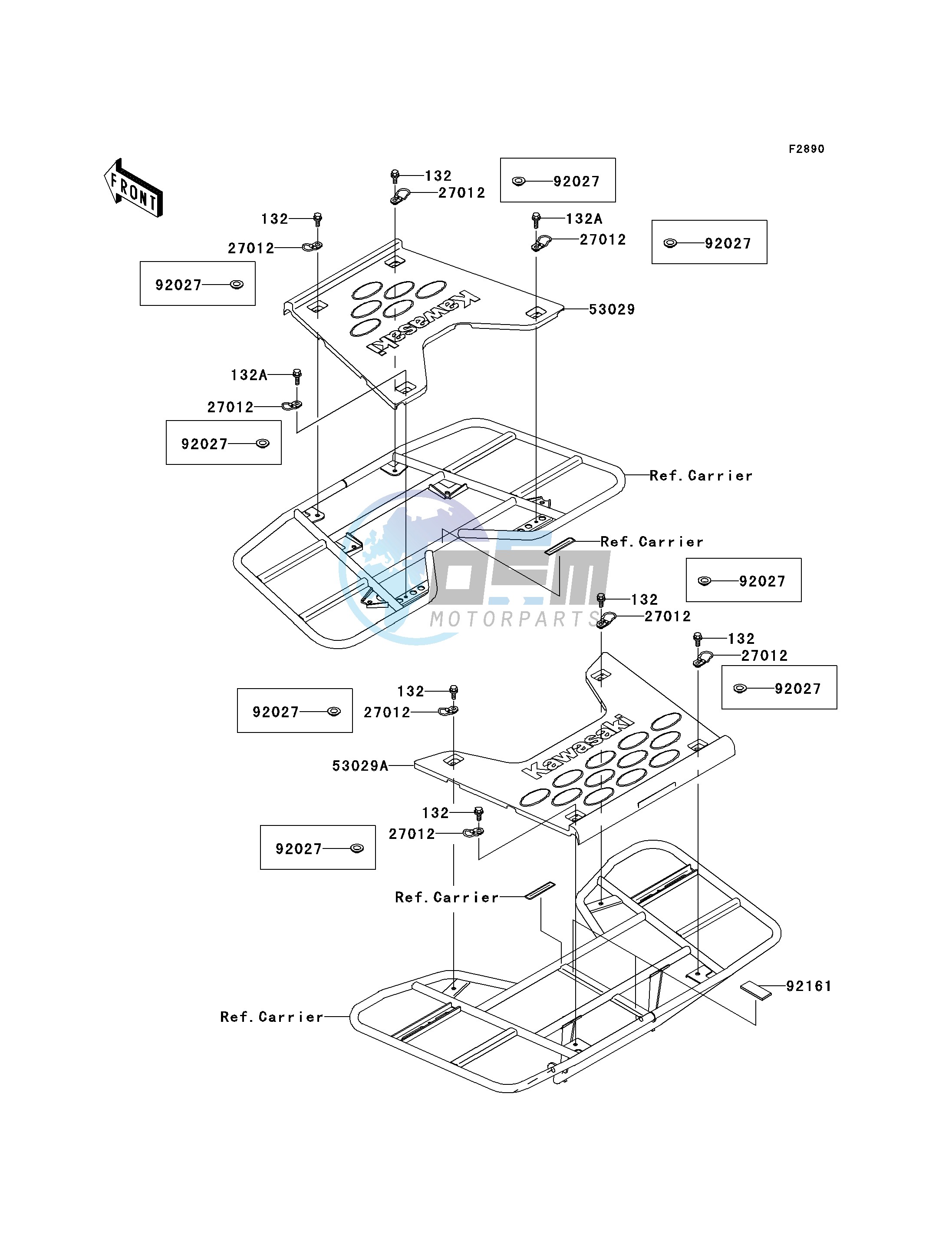 OPTIONAL PARTS-- CARRIER- -