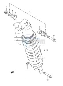 RM250 (E28) drawing SHOCK ABSORBER (MODEL L)