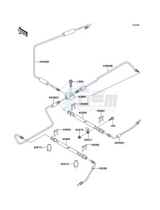 MULE_4010_TRANS_4X4_DIESEL KAF950GDF EU drawing Brake Piping