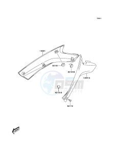 KLV1000 LV1000-A2H GB XX (EU ME A(FRICA) drawing Side Covers