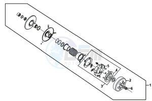 JET 14 125/XB1 (XC12WW-EU) (E4) (L7-M0) drawing CLUTCH