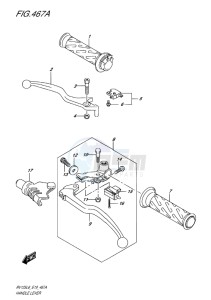 RV125 VAN VAN EU drawing HANDLE LEVER