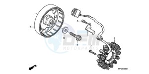 CB600FA3A Europe Direct - (ED / ABS ST 25K) drawing GENERATOR