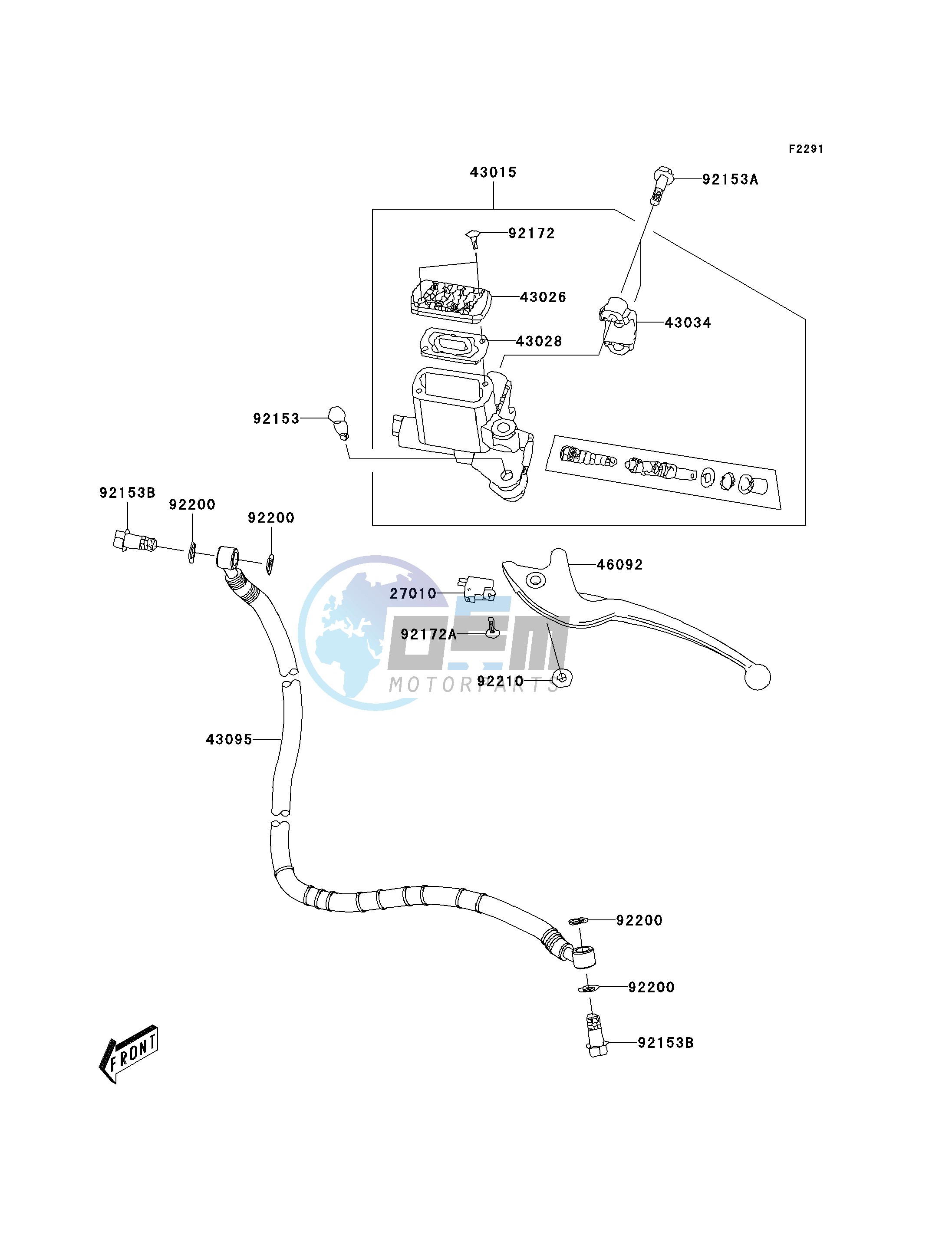 FRONT MASTER CYLINDER