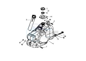 X8 125 drawing Fuel Tank