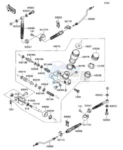 KAF 540 C [MULE 2010] (C1) [MULE 2010] drawing MASTER CYLINDER