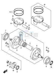 RM-Z450 drawing CRANKSHAFT