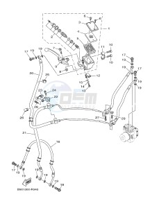 MTM850 MTM-850 XSR900 ABARTH (B90N) drawing FRONT MASTER CYLINDER