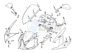 GPR - 125 CC VTHRG1A1A 4T drawing FRONT BODY