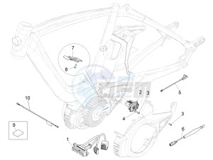 Wi-Bike Mas Deore Active-2017 (NAFTA) drawing Main cable harness