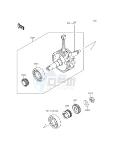 KLX150L KLX150EEF XX (EU ME A(FRICA) drawing Crankshaft