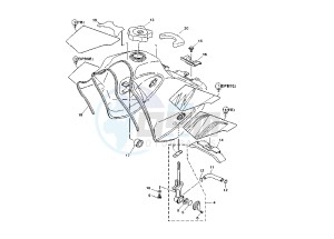 DT RE 125 drawing FUEL TANK