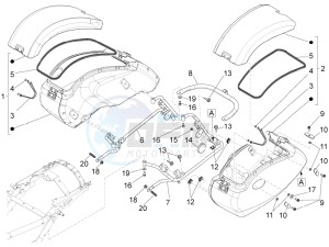 California 1400 Touring SE ABS 1380 USA CND drawing Koffers