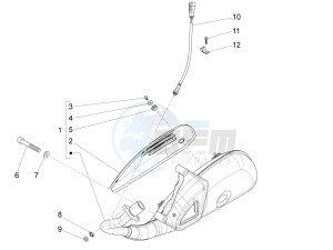 LX 150 4T 3V ie E3 Vietnam drawing Silencer