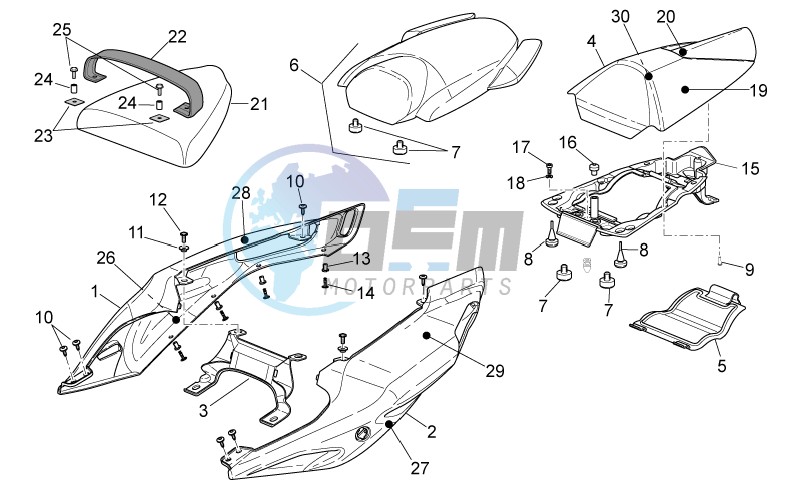 Rear body - rear fairing