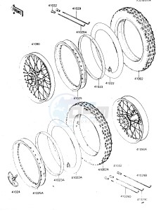 KX 80 N [BIG WHEEL] (N1) [BIG WHEEL] drawing WHEELS_TIRES