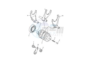 WR F 450 drawing SHIFT CAM-FORK