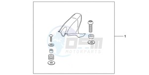 CBR1000RRA UK - (E / HRC MKH) drawing CARBON FIBER HUGGER