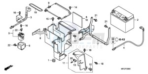 VT750C2F9 Australia - (U / KMH MME) drawing BATTERY