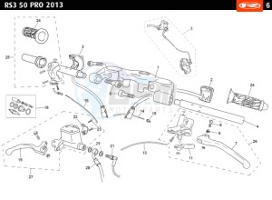 RS3-50-PRO-RED drawing HANDLEBAR - CONTROLS