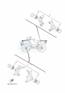 YFM450FWB KODIAK 450 (BHS2) drawing MAINTENANCE PARTS KIT