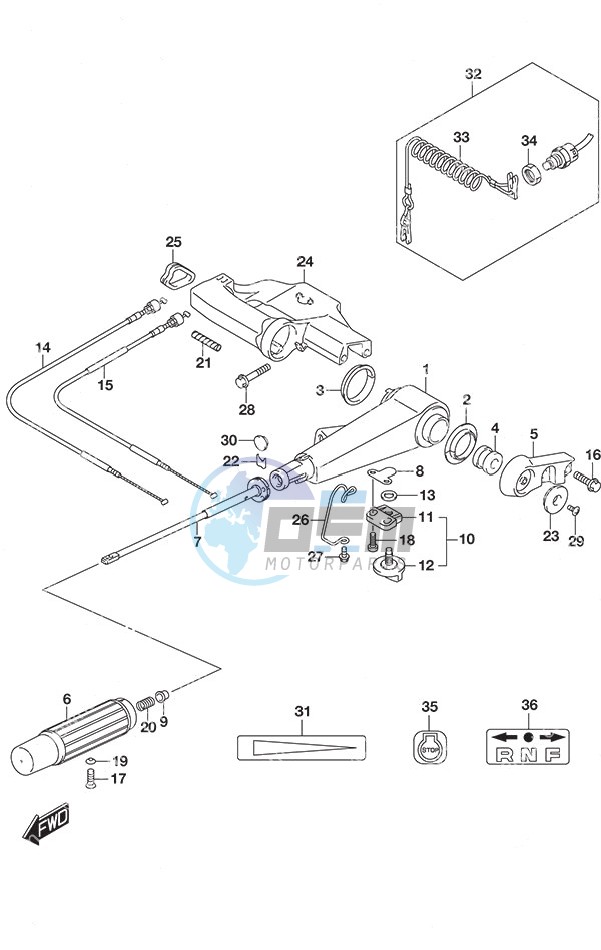 Tiller Handle