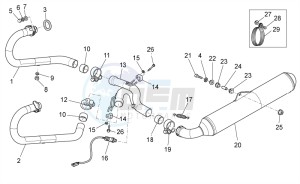 Sport 1200 1200 drawing Exhaust unit