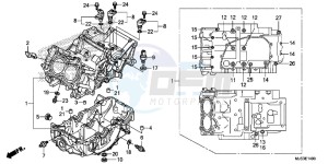 NC750JF Vultus - NC750J Europe Direct - (ED) drawing CRANKCASE