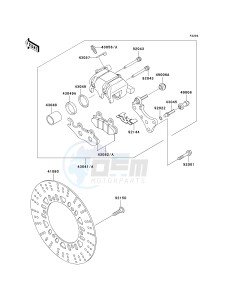 BN 125 A [ELIMINATOR 125] (A6F-A9F) A9F drawing FRONT BRAKE